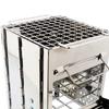 Foldable Fire Wood Camping Stove Cooking Grill Charcoal Portable Firewood Burning for