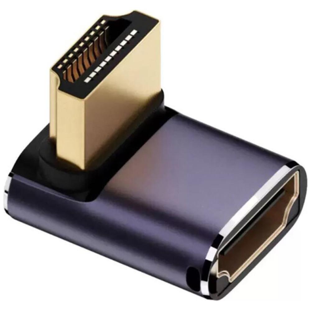 Zestaw adapterów HDMI 4smarts 8K 4 szt. - w górę, w dół, boczny, złącze do łączenia kabli, szary