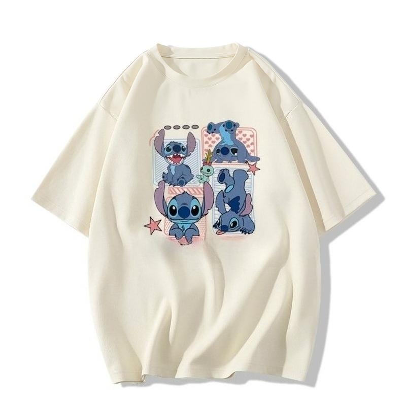 2025 New Essential Cotton Unisex T-Shirt Fashion Printing Soft Breathable Crew Neck Fashion Men's and Women's T-Shirts One Piece