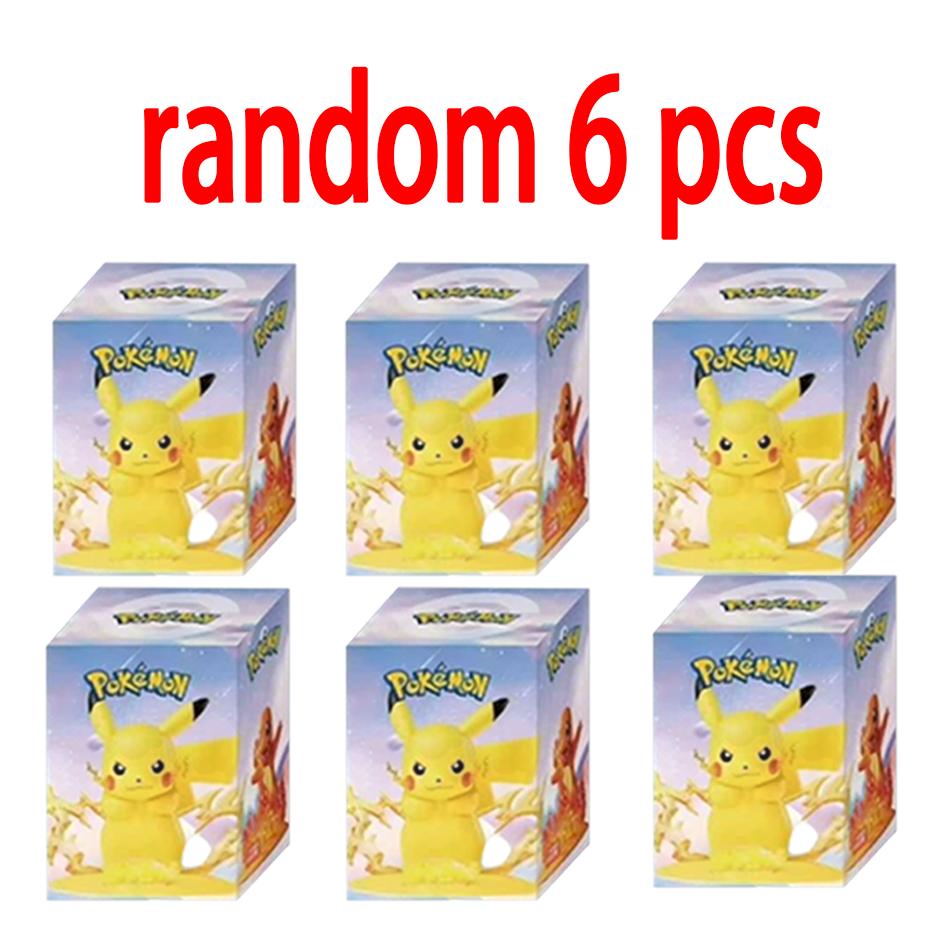 12Patterns Pok  mon Action Dolls Pikachu Blind Box Anime Models Desktop Decorations Pok  mon Toys Children's Birthday Gifts