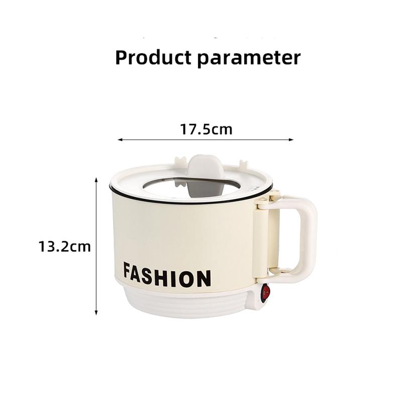 Oală electrică de gătit multifuncțională Portabilă Mică Oală instant pentru tăiței Dormitor Casnic Oală electrică de gătit