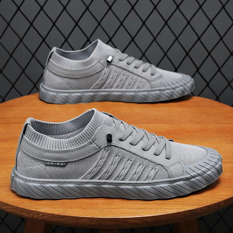 

Men s Breathable Canvas Skate Shoes - Trendy, Versatile, Non-Slip Sports Casuals Size 41