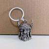 Vintage Zinc Alloy Angel Wings Bell Keychain for Bikers