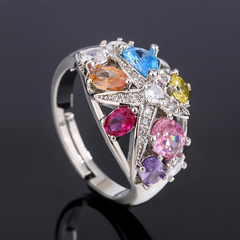 

Подвесной светильник Color Treasure, роскошное ожерелье с бриллиантами из высокоуглеродистого камня, кольцо с турмалином и имитацией цветного кристалла, кольцо с цирконом