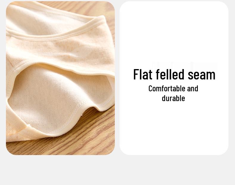 Girls' 100% Cotton Antibacterial Breathable Underwear - Class A 10-pack