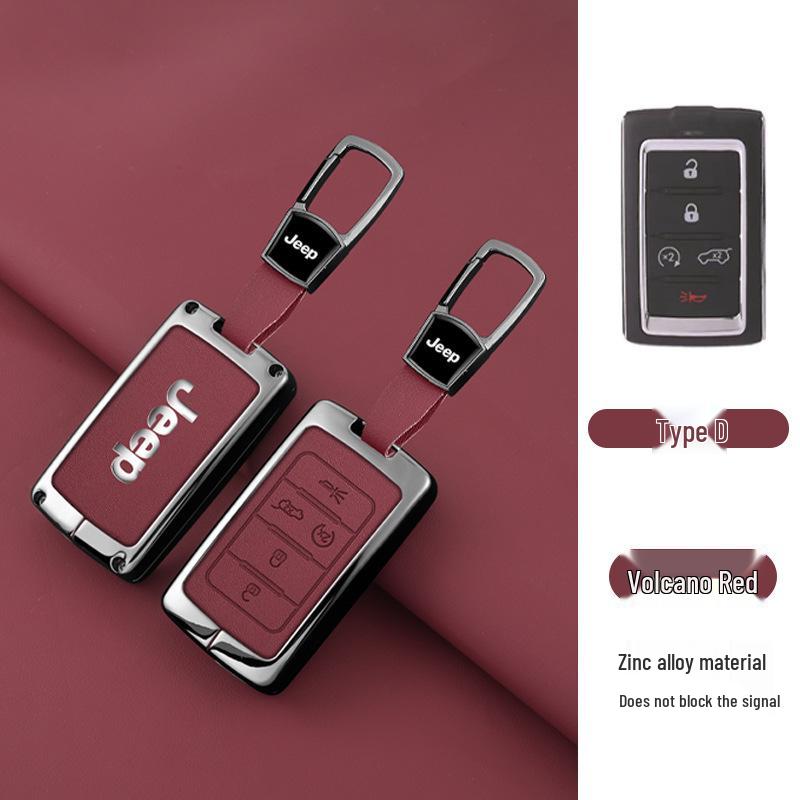 Premium Zinc Alloy Leather Accessory for Jeep Gladiator Wrangler 4XE - Unisex Design
