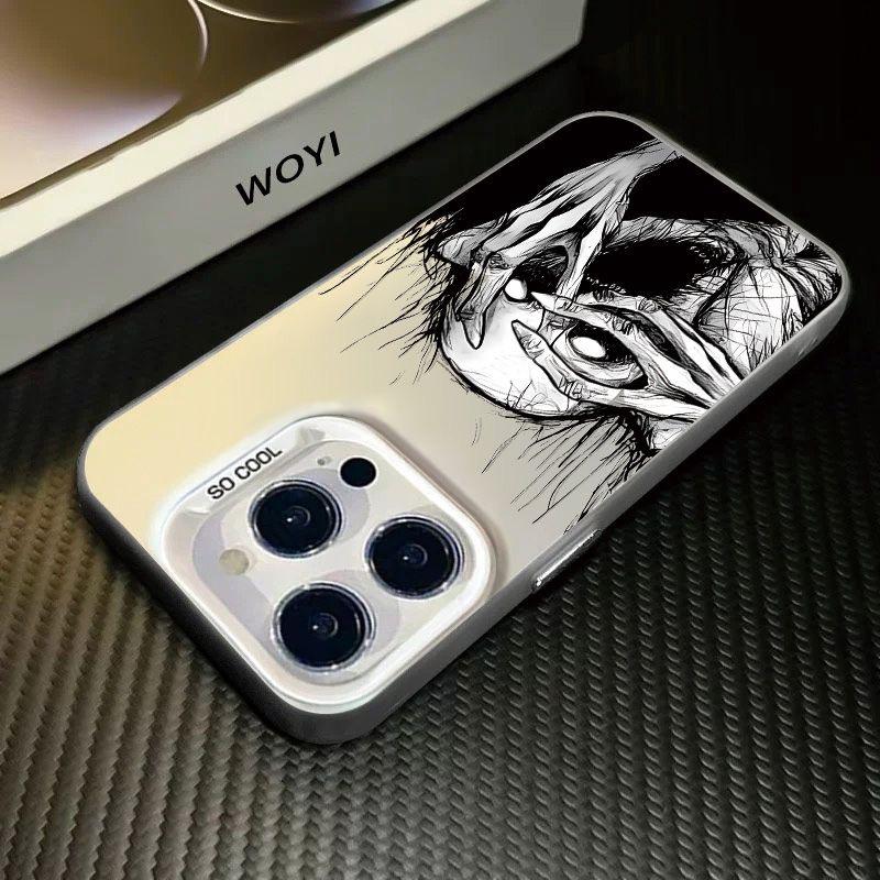 Terrifying Skull Images Phone Case For IPhone 16 15 14 13 12 11 Pro Max Matte Hard Back Cover For Iphone 16 Pro 16E Case Cover