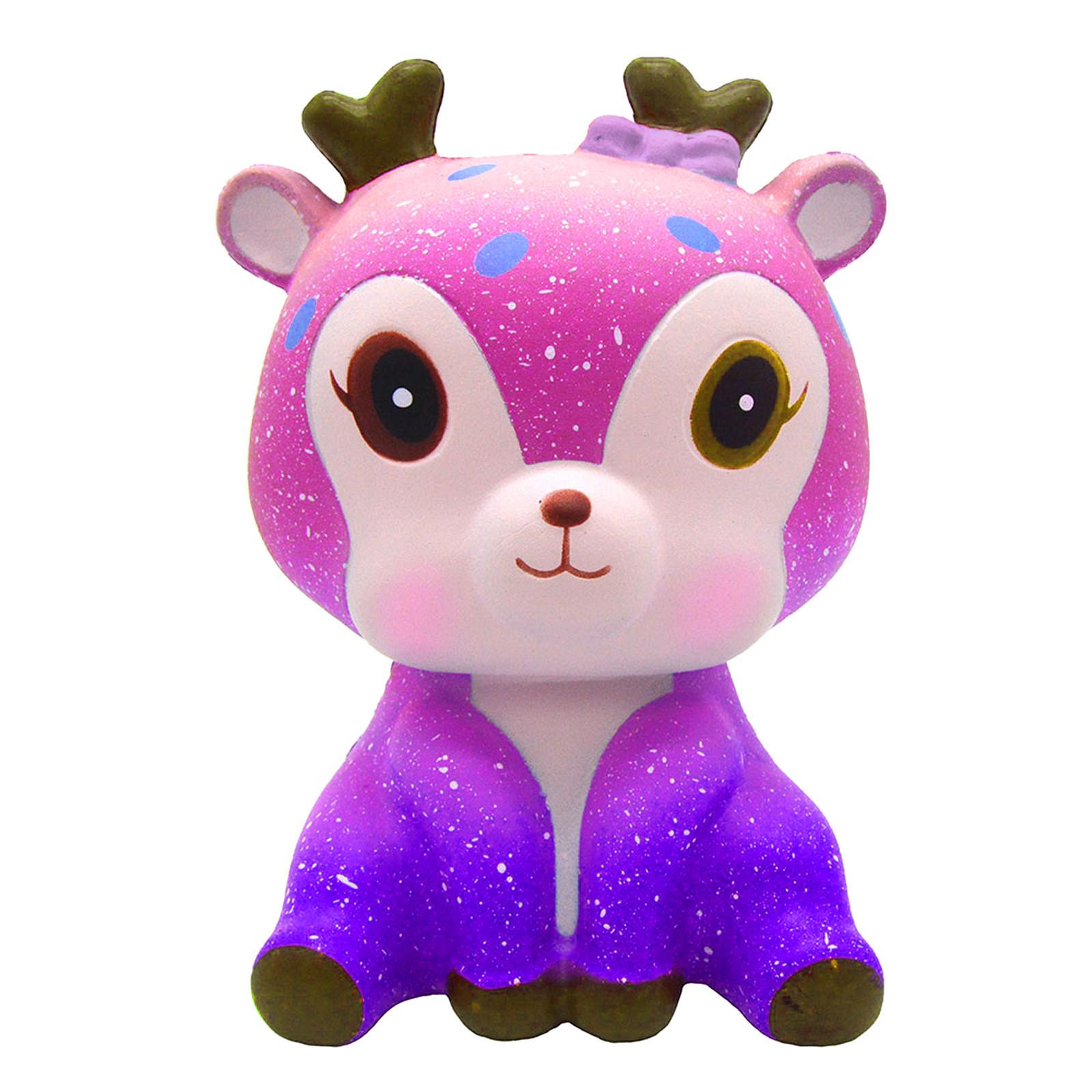

Kawaii Cartoon Deer Slow Rising Scented Stress Reliever Toys розовый