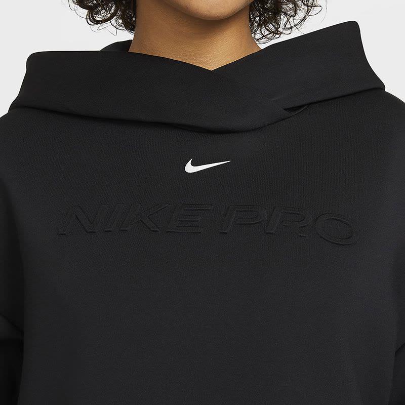 Nike Pro Solid Logo Training Hoodie Women Hoodies Black DA0531-010