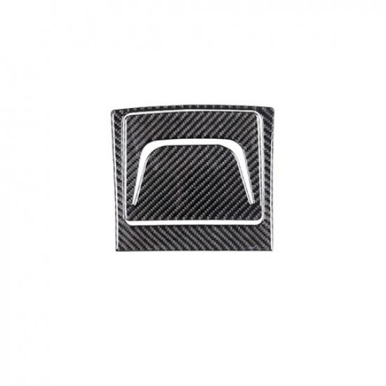 For 2011-14 Ford Explorer Carbon Fiber Rear Central Storage Box Cover Trim