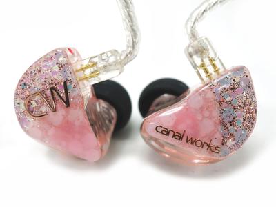 Canal Works CW-U02a Sakura Snow Limited Edition Universal In-Ear Monitor, BA Driver, 2-Pin Detachable Cable