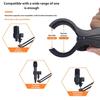 17mm Ball Head Clip Holder with AntiSlip Sponges for Secure Grip on Devices 32mm to 60mm Easy Installation Portable