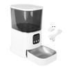 Automatic Pet Feeder 6L Fixed Time RC Smart Food Dispenser Pearl White WIFI Pet Food Timer for Cat Dog 100‑240V EU Plug