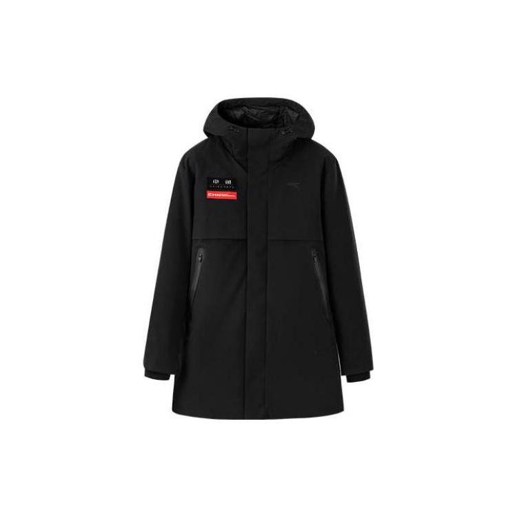 ANTA Down Jackets Men s Black Hooded Moderate Other 152247946-2 M