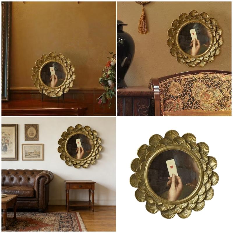 Traditional Wall Hanging Frame Resin Construction Decorative Gallery Wall Decors for Living Room Service Beauty Charm