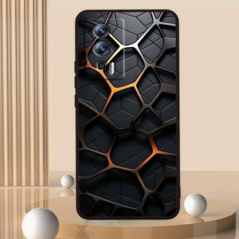 Technologie Kunst Illustration Für Xiaomi Redmi 12 13C 12C 13 10C 9T A2 9A 9C 7A Note 10S 8T 10 9 8 Pro 4G 5G Schwarze Handyhülle