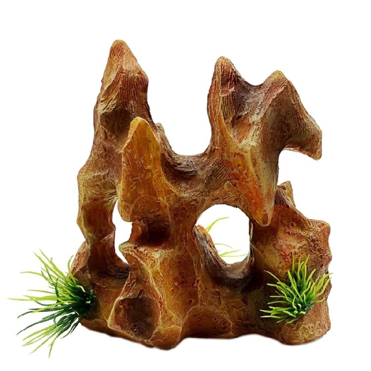 DIY Aquarium Fish Tanks Artificial Resin Rockery Plant Ornament Landscape Decors