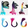 24" Helmet Braids Pigtails Motorcycle Helmet Braid Ponytail Motorbike Riding Helmet Pigtails Braids For Women Men Children