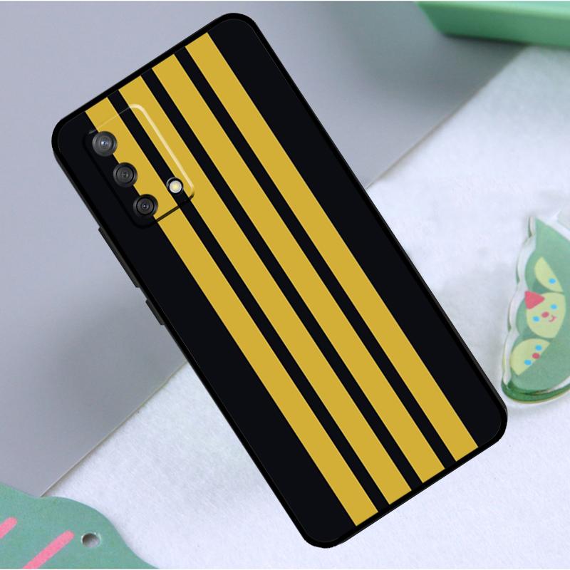Airplane Pilot Epaulette For OPPO A53 2020 A5 A9 A31 A52 A72 A15 A16 A83 A91 A93 A54 A74 A94 Find X3 X5 Lite Case