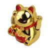 5.5in Electric Waving Arm Fortune Cat Decorative Cute Plastic Cat Ornaments for Cashier Desk