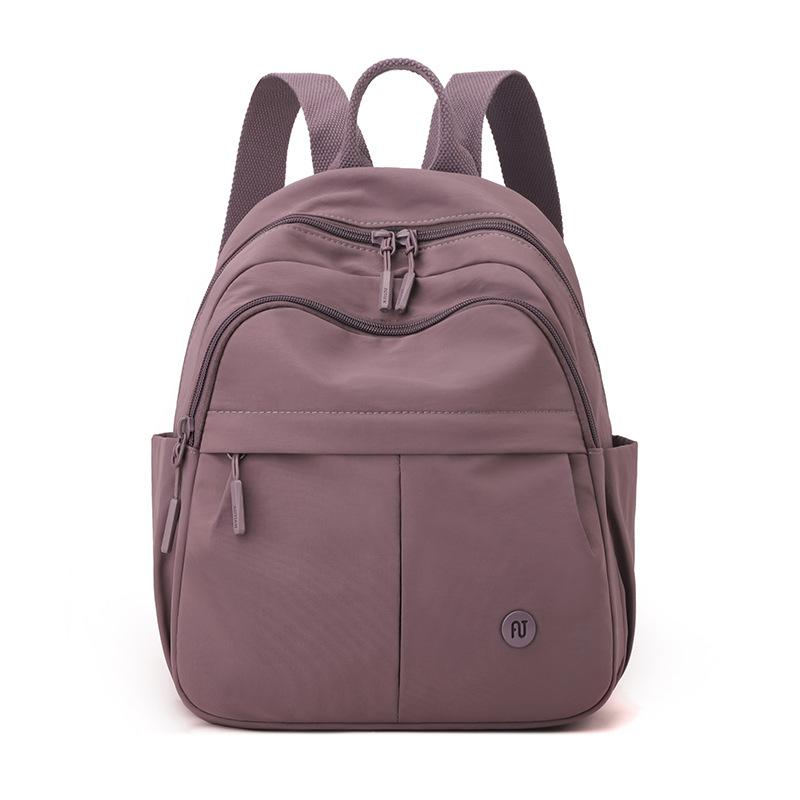 Reiserucksack mit großem Fassungsvermögen, einfarbiger Damenrucksack
