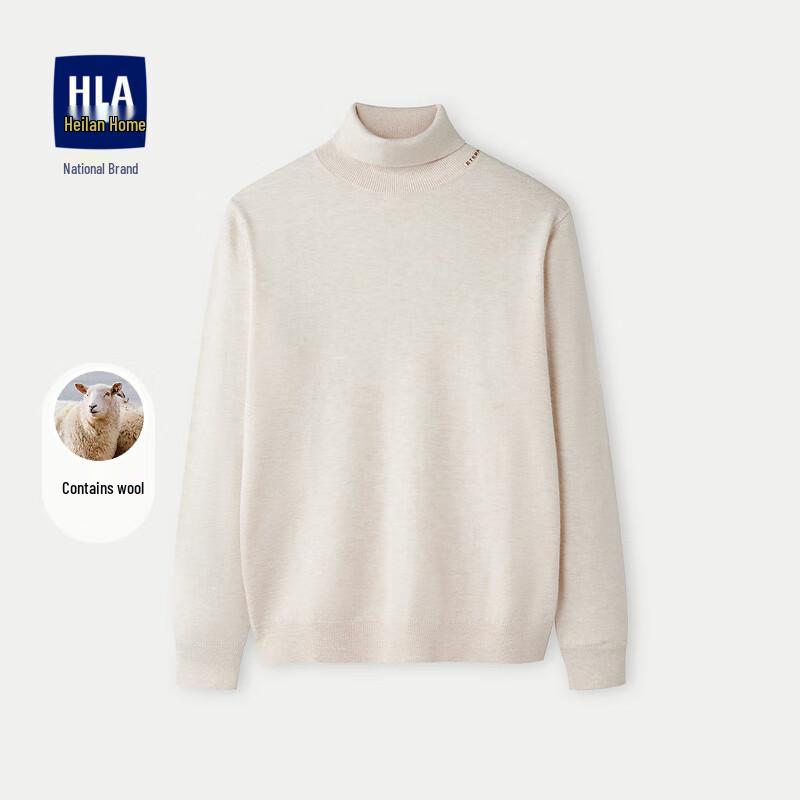 

Мужской облегающий свитер с высоким воротником из смесовой шерсти 170(48) - Suggested 125-135 Jin