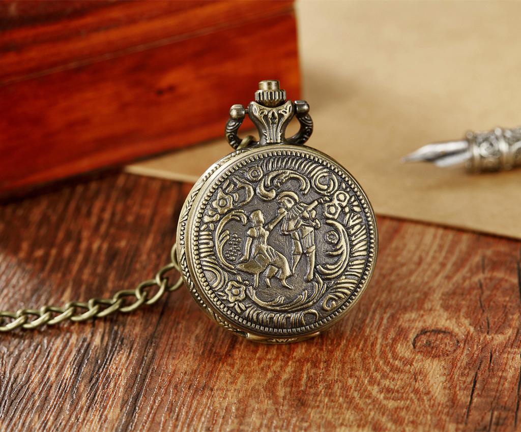 Vintage Pocket Watch Collection Quartz Universal Casual Vintage Pendant Pocket Watch