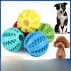 Haustierspielzeugball - Hundespielzeug zum Kauen für die Zahnreinigung und zur Vermeidung von Überfressen. Hundespielzeugball