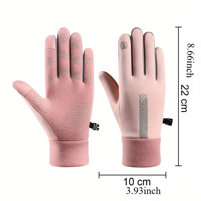 Winter Gloves Women Cycling Bike Thermal Fleece Cold Resistance Wind Waterproof Bicycle Warm Outdoor Running Skiing Mittens