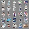 50 Assassin Wu Liuqi Cartoon Stickers: Chinese Animation Decor for Laptops & Tablets