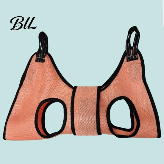 Lightweight Pet Grooming Tool Hammock Breathable Mesh Dog Sling Cat Restraint with Security Strap for Small Medium Dogs Cats Nail Trimming