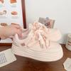 Pink platform sports board shoes women's spring 2025 new chic niche design breathable student versatile board shoes