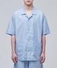 [Musinsa Standard] Cotton Tencel Half Pajama Set [Sky Blue Stripe] [Shipped from Korea] 100% Authentic