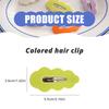 Casual Barrettes Hair Clip Cloud Sweet Colorful Flat Clip Hairpin Colorful Simple Hair Clip for Bunches