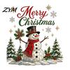 Removable Deer Snowflake Decals Christmas Window Stickers, Winter Holiday Decorations, Festive Art with Xmas Tree Durable PVC Wall Decor Snowman Angel