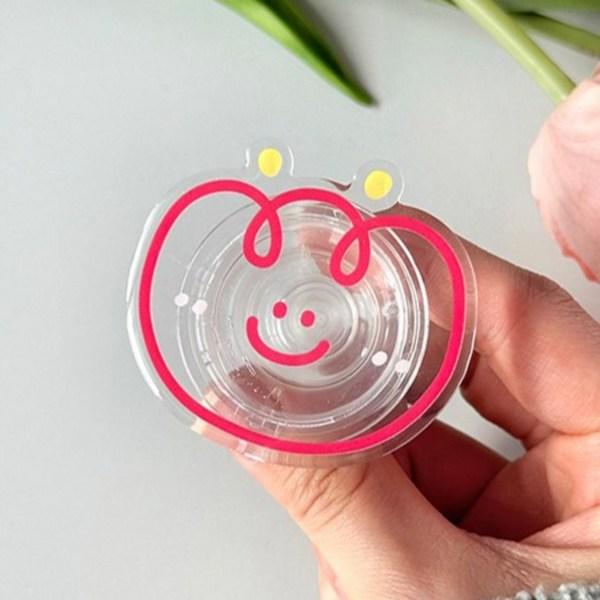 Moa Distribution Hotty Mall Smile Tulip Průhledný akrylový Smart Talk, 1 kus