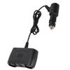 Cigarette Lighter Splitter Adapter 120W USB QC 3.0 Car Plug Charger 2 in 1 with Digital Dispaly Avec interrupteur