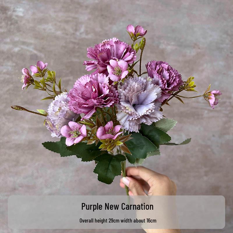 Flori Artificiale Seria Violet: Floral Decorativ Elegant pentru Casă, Nuntă, Cameră Model și Decor Moale.