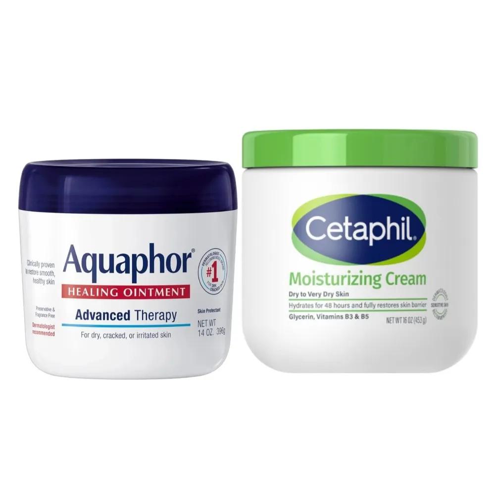 

[Hot Moisturizing Combination] Aquaphor Ointment 396g + Cetaphil 453g (Extremely Dry Skin)