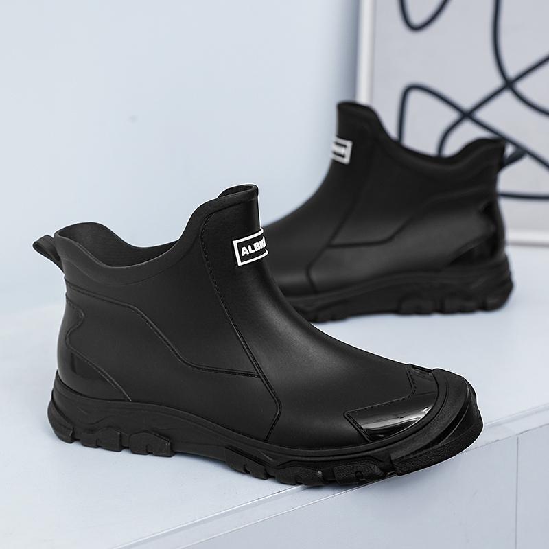 Nové venkovní protiskluzové lehké boty Pánské holínky Nepromokavé gumové rybářské boty Odolné nepromokavé gumové rybářské boty