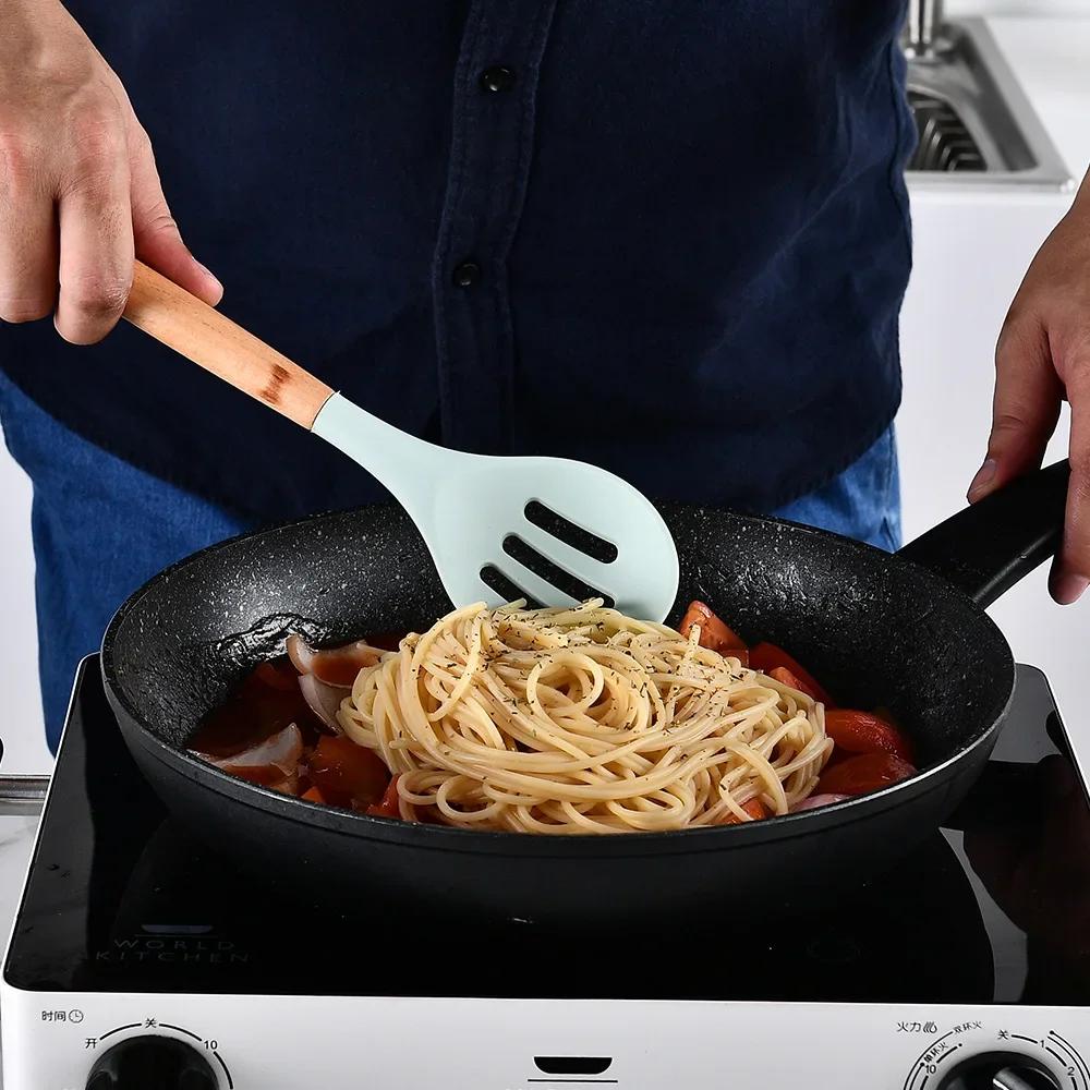 Silicone Kitchenware Cooking Utensils Set Heat Resistant Kitchen Non-Stick Kitchen Baking Tool Kit Utensils Kitchen Accessories