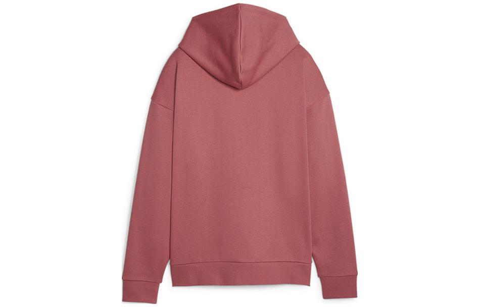 Puma Sweatshirts Women's Red Brown Hooded Moderate Regular 681520-21