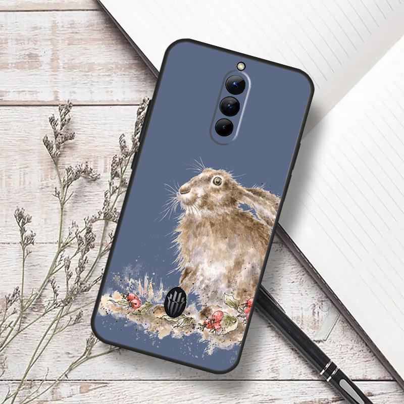 Rabbit Case For ZTE Nubia Red Magic 11 10S 9S 8S 8 9 10 Pro Plus 7 6S 7S Pro RedMagic 10 Air Cover