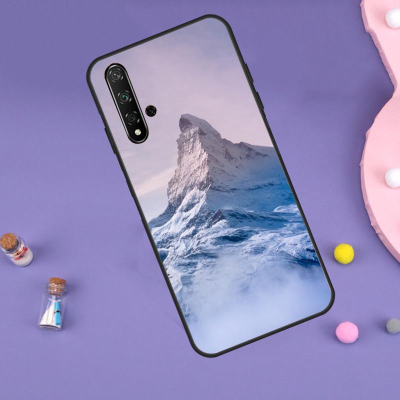 Zermatt Matterhorn Schweizer Berg Hülle Für Huawei P30 P20 P40 Lite Nova 5T 11i 8i 3i 9 10 SE 11 Pro Y90 Y70 Y61 Y60 Y91 Hülle