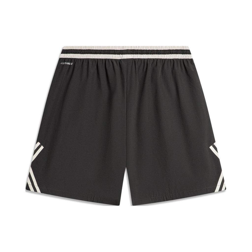 Li-Ning Badfive Striped Quick-Dry Cool Sports Basketball Shorts Men shorts Dark-Gray AKSU447-6