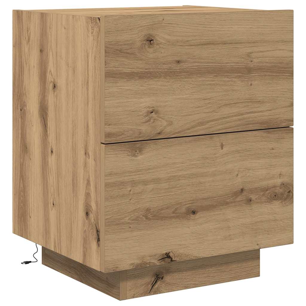 Nightstand Artisan Oak 45 x 40 x 55 cm Engineered Wood