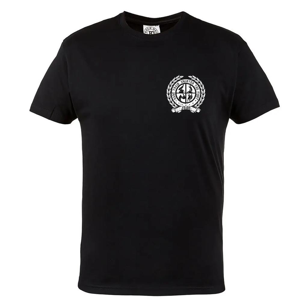 Hard Train Shorter The Fight  Judo Gym Training TShirt 100 Cotton ONeck Summer Short Sleeve Casual Mens Tshirt Size S3XL