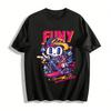 Skull Skateboard Print Streetwear Unisex Casual Short Sleeve Tee Pure Cotton T-shirt