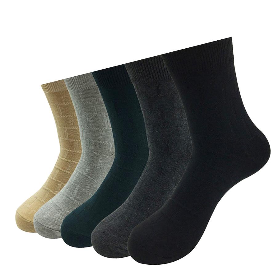 5 Paare/Lot Kleidersocken Herren Gestreift Lang Hohe Qualität Baumwolle Atmungsaktiv Business-Socke Männlich Ehemann Vater Geschenk 14 Stile