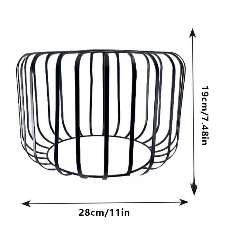 Retro DIY Iron Lampshade Light Guard Iron Bell E27 Bulb Proetctor Ceiling Hanging Lamp Cover Metal Wire Cage Industrial Style